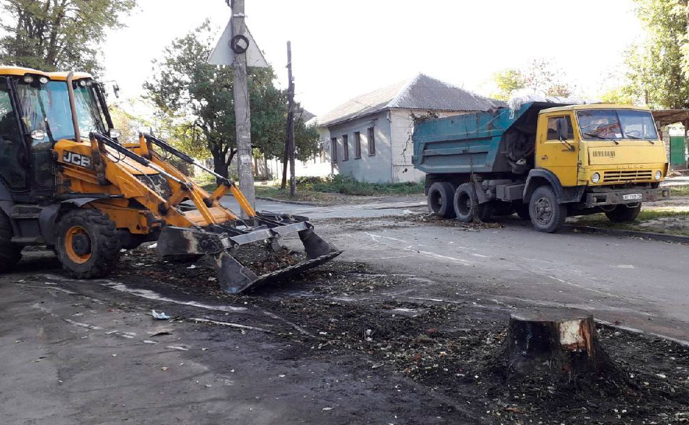 Прибирання негабаритного сміття