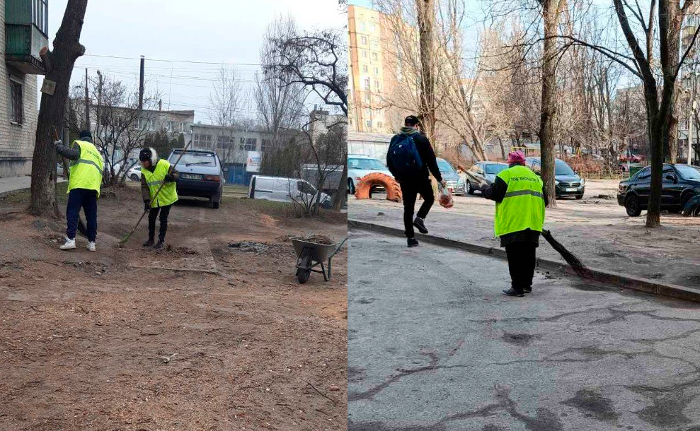 Протягом березня працівники «Екології-Д» активно прибирають місто