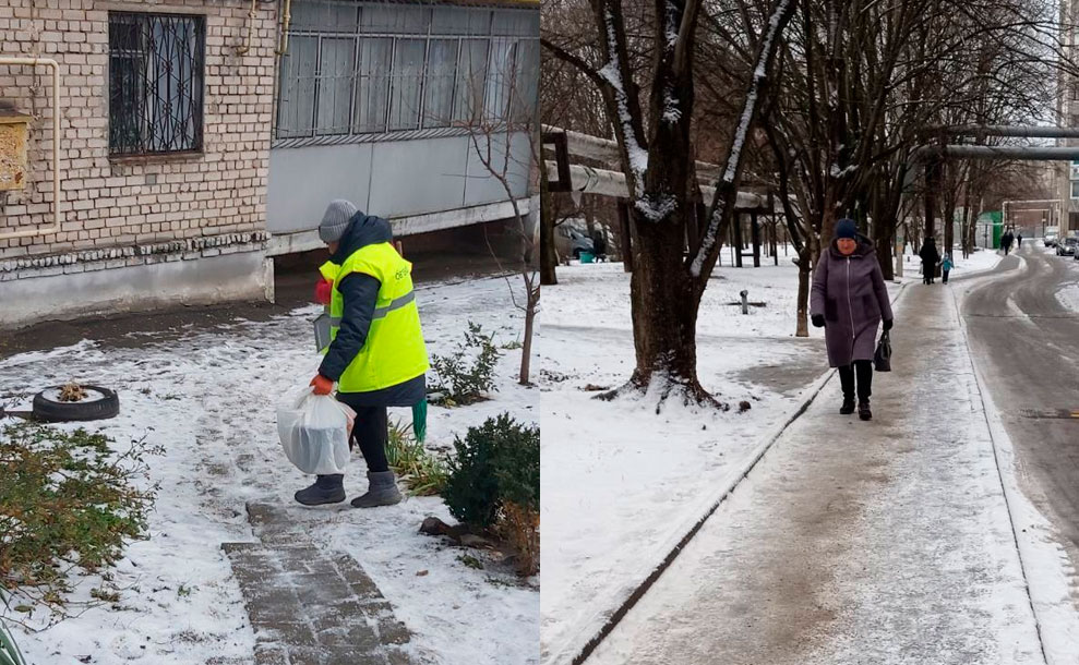 Екологія-Д: Чисті дороги та безпечні тротуари взимку